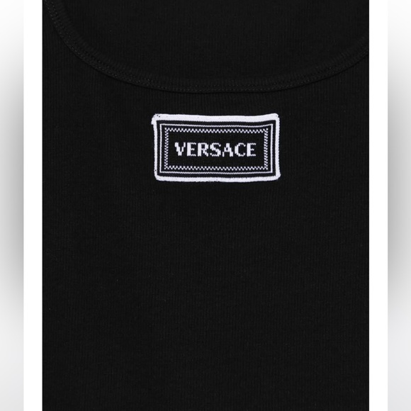 Versace Ribbed Tank Top - Picture 5 of 6